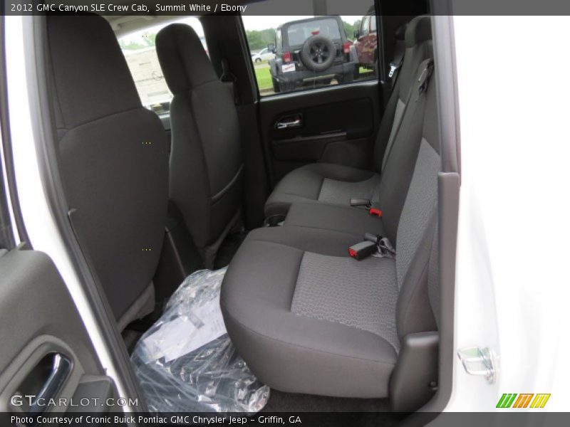Summit White / Ebony 2012 GMC Canyon SLE Crew Cab
