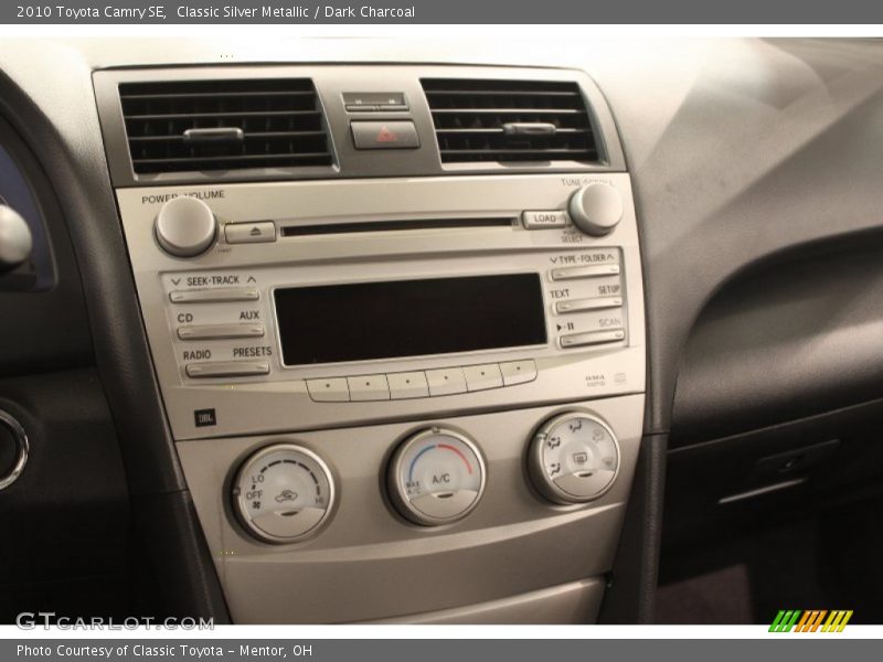 Classic Silver Metallic / Dark Charcoal 2010 Toyota Camry SE