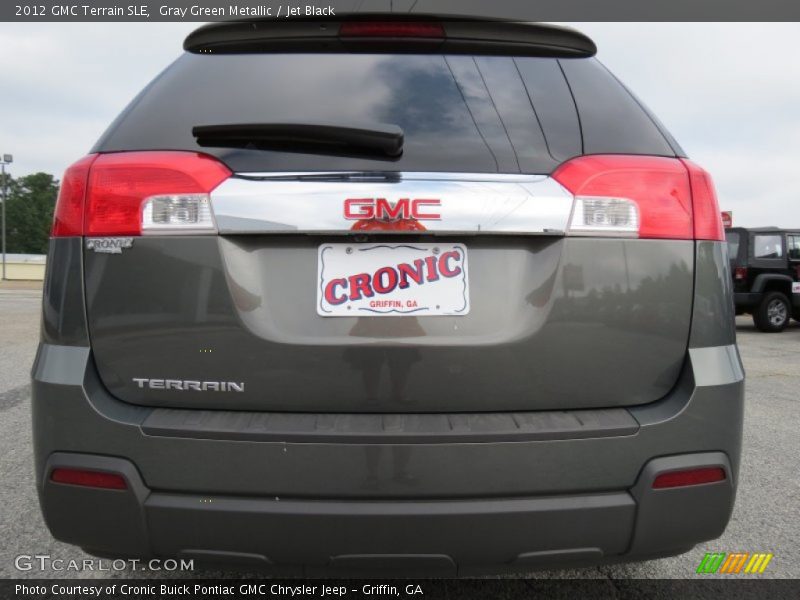 Gray Green Metallic / Jet Black 2012 GMC Terrain SLE