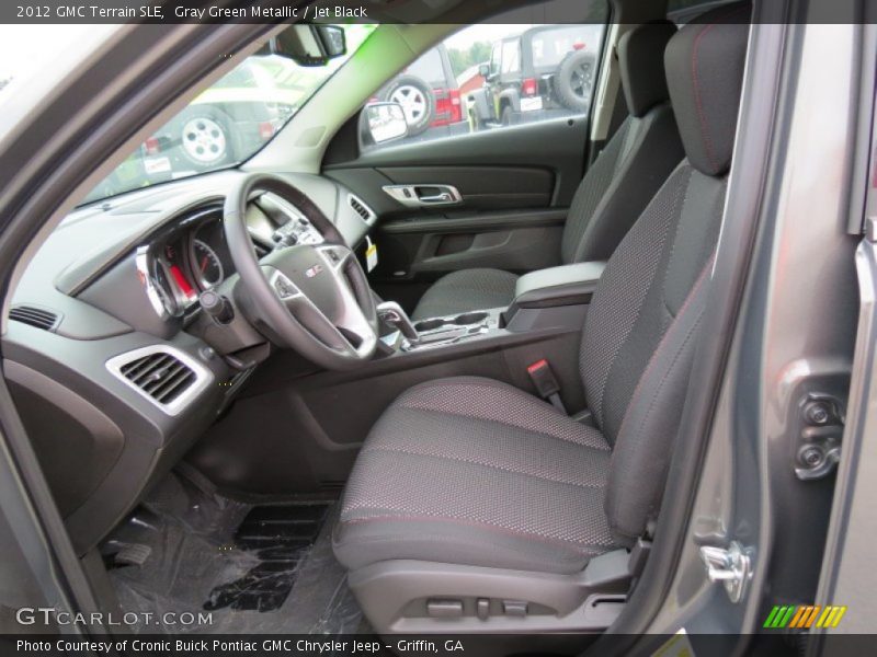 Gray Green Metallic / Jet Black 2012 GMC Terrain SLE