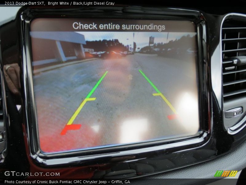 Bright White / Black/Light Diesel Gray 2013 Dodge Dart SXT