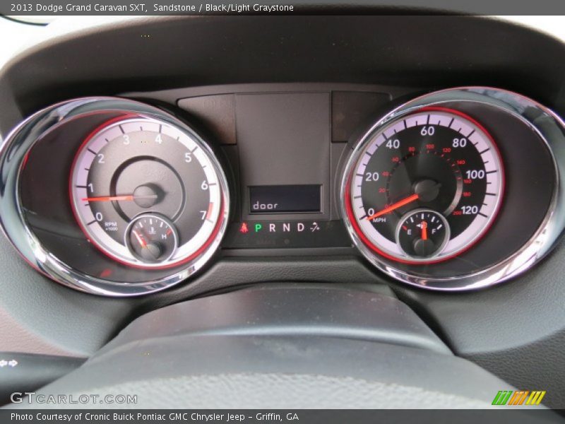 Sandstone / Black/Light Graystone 2013 Dodge Grand Caravan SXT