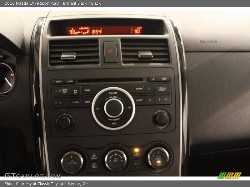 Controls of 2010 CX-9 Sport AWD