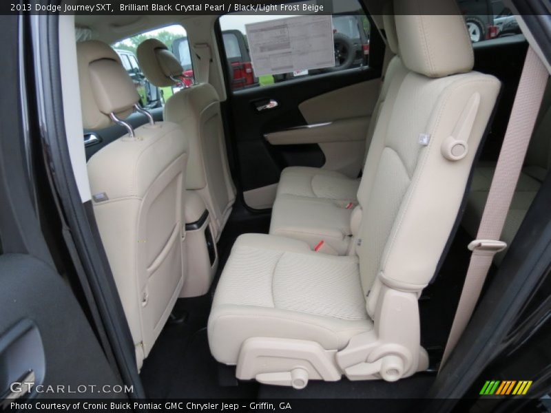 Brilliant Black Crystal Pearl / Black/Light Frost Beige 2013 Dodge Journey SXT
