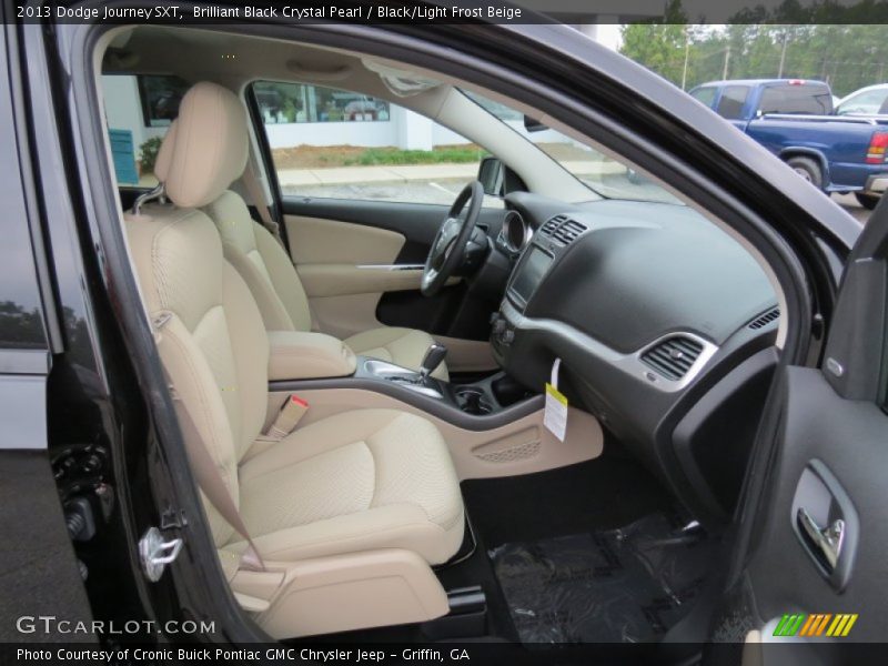 Brilliant Black Crystal Pearl / Black/Light Frost Beige 2013 Dodge Journey SXT