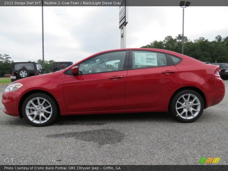 Redline 2-Coat Pearl / Black/Light Diesel Gray 2013 Dodge Dart SXT