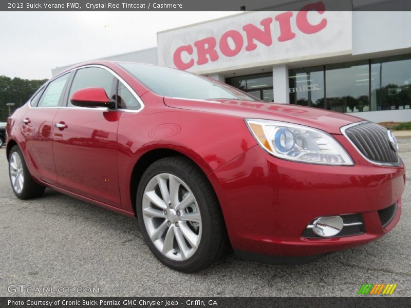 Crystal Red Tintcoat / Cashmere 2013 Buick Verano FWD