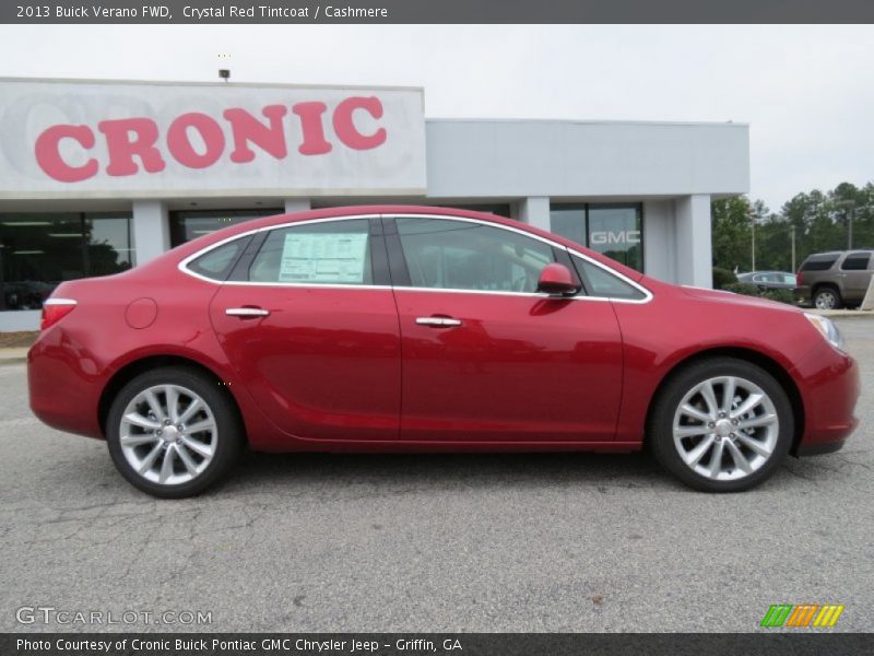 Crystal Red Tintcoat / Cashmere 2013 Buick Verano FWD