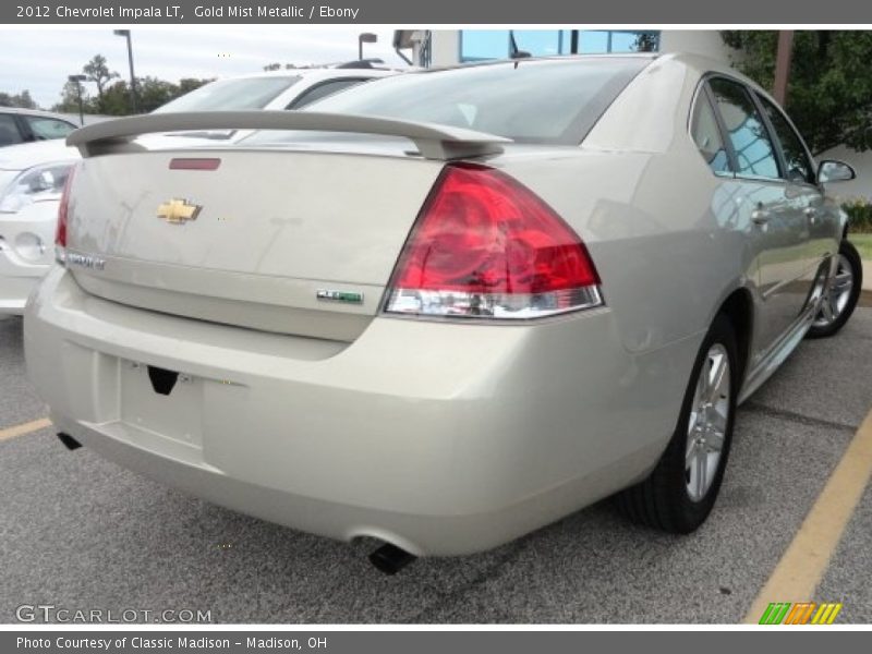 Gold Mist Metallic / Ebony 2012 Chevrolet Impala LT