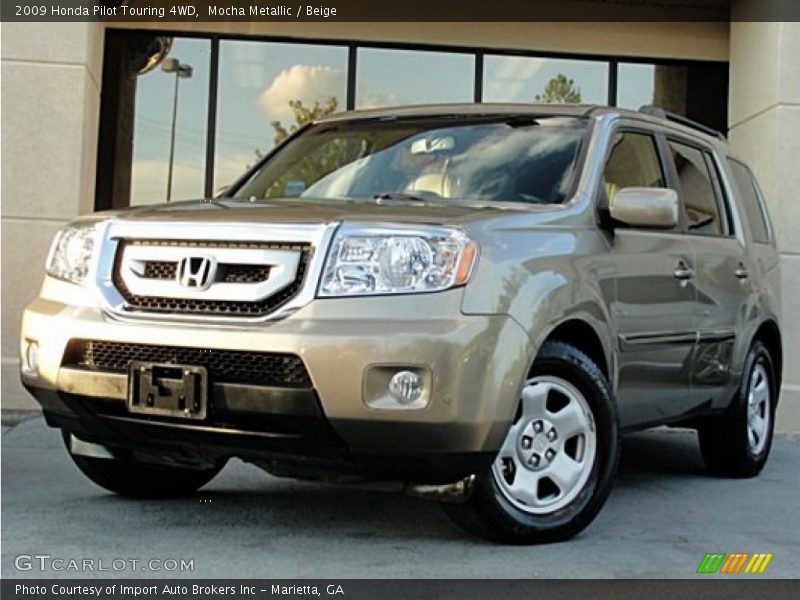 Mocha Metallic / Beige 2009 Honda Pilot Touring 4WD