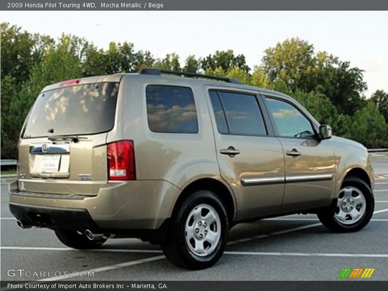 Mocha Metallic / Beige 2009 Honda Pilot Touring 4WD