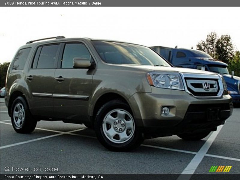 Mocha Metallic / Beige 2009 Honda Pilot Touring 4WD