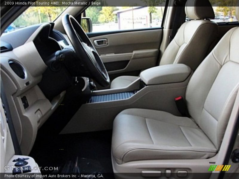 Mocha Metallic / Beige 2009 Honda Pilot Touring 4WD