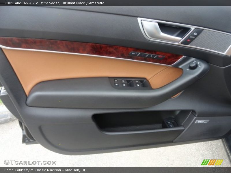 Brilliant Black / Amaretto 2005 Audi A6 4.2 quattro Sedan