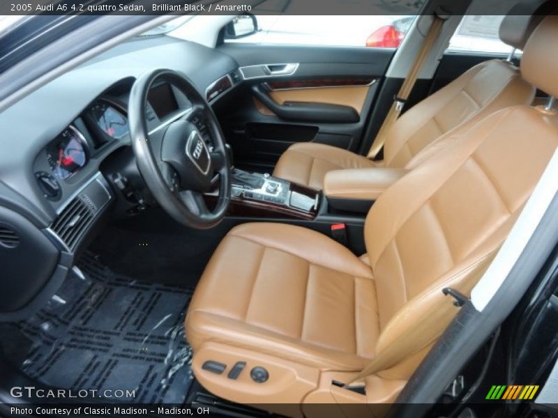 Brilliant Black / Amaretto 2005 Audi A6 4.2 quattro Sedan