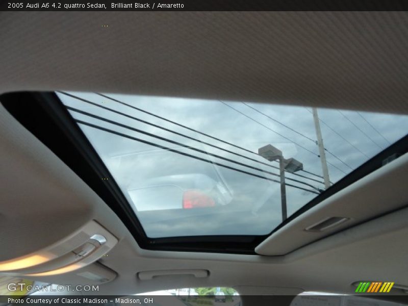 Brilliant Black / Amaretto 2005 Audi A6 4.2 quattro Sedan