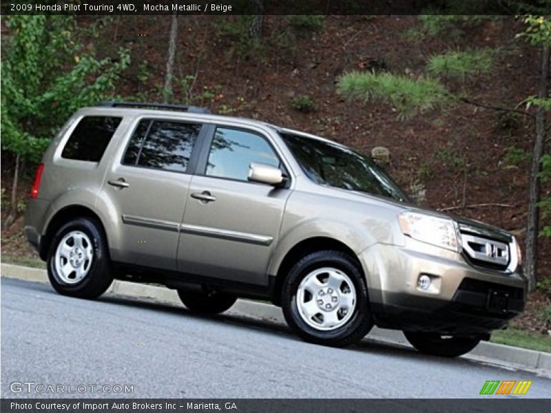 Mocha Metallic / Beige 2009 Honda Pilot Touring 4WD