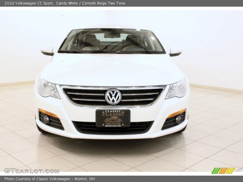 Candy White / Cornsilk Beige Two Tone 2010 Volkswagen CC Sport