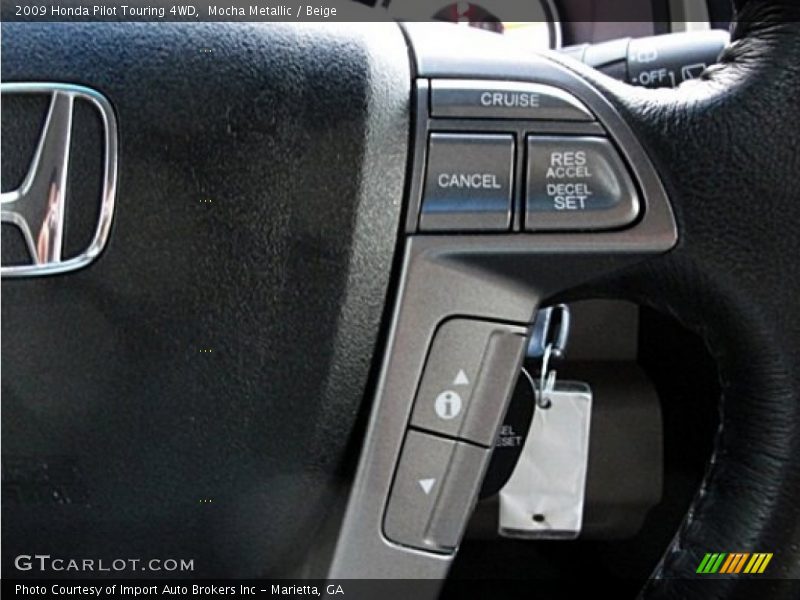 Mocha Metallic / Beige 2009 Honda Pilot Touring 4WD