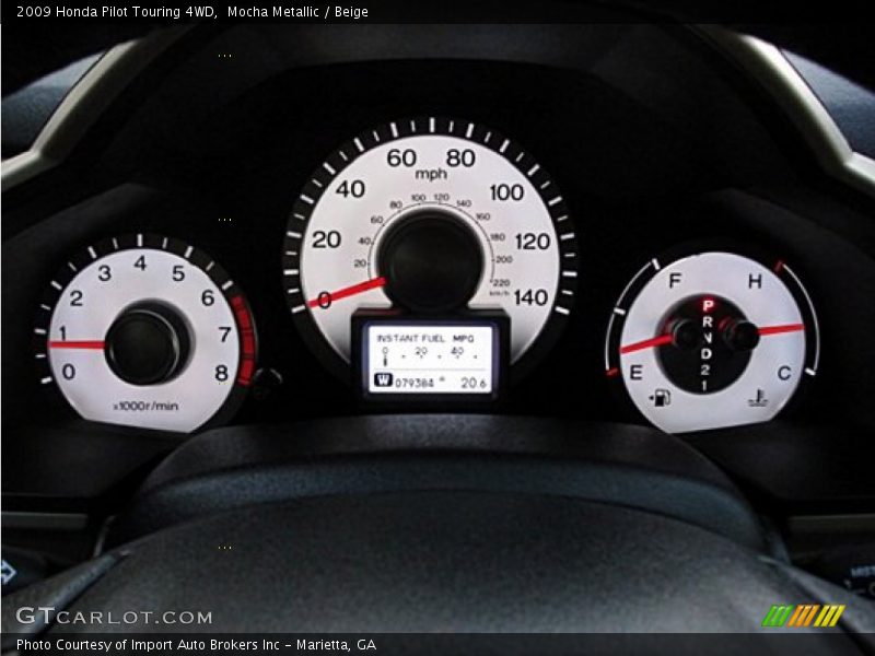 Mocha Metallic / Beige 2009 Honda Pilot Touring 4WD