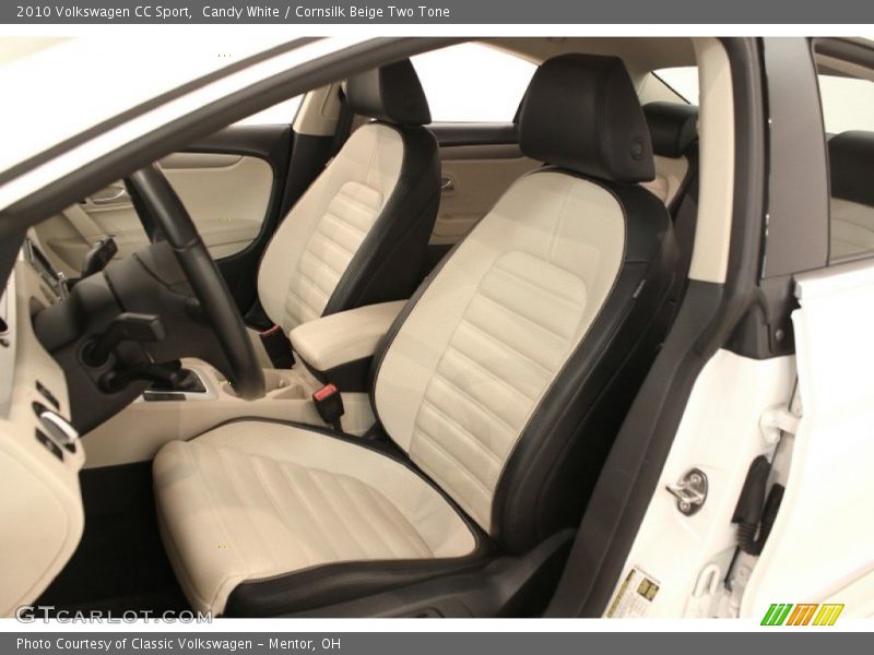  2010 CC Sport Cornsilk Beige Two Tone Interior