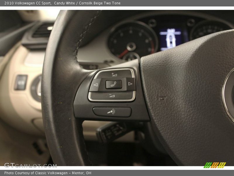 Candy White / Cornsilk Beige Two Tone 2010 Volkswagen CC Sport
