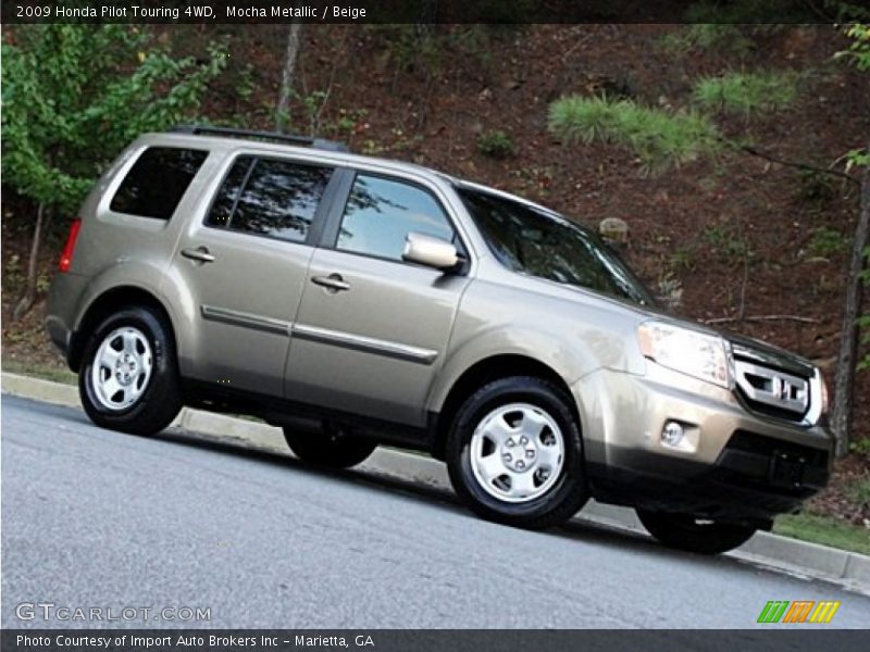 Mocha Metallic / Beige 2009 Honda Pilot Touring 4WD