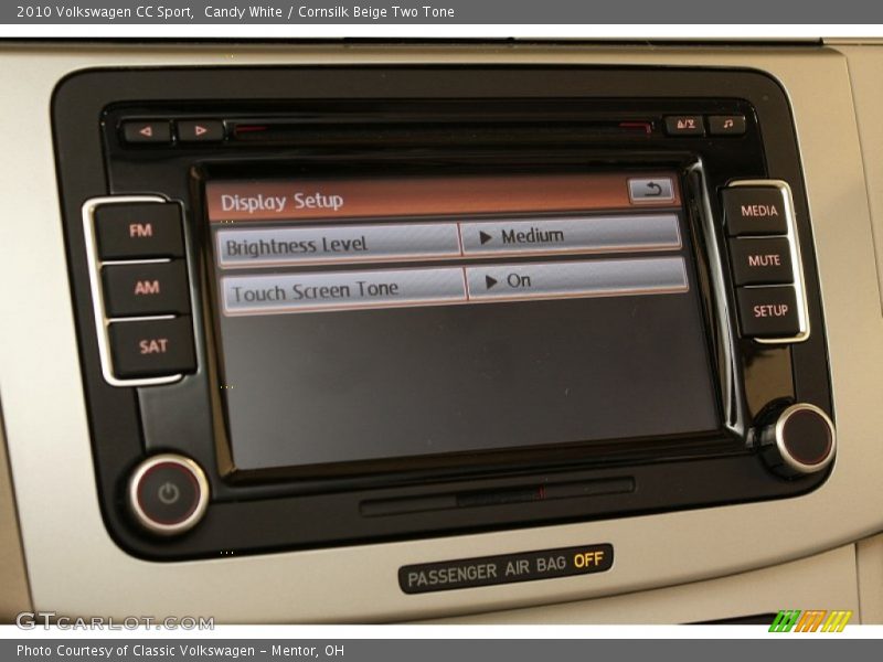 Controls of 2010 CC Sport