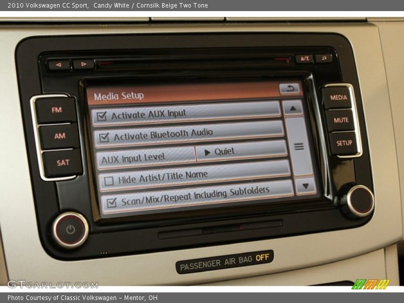 Controls of 2010 CC Sport