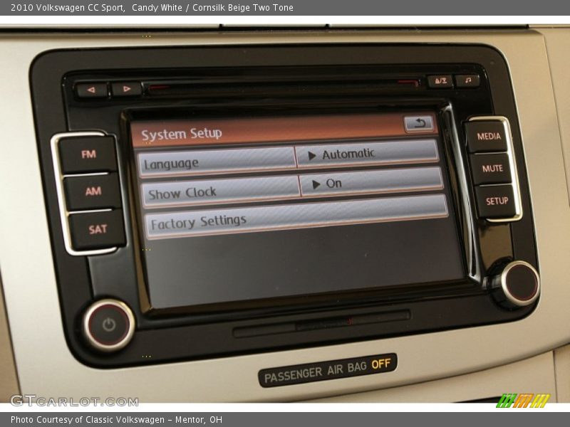 Controls of 2010 CC Sport