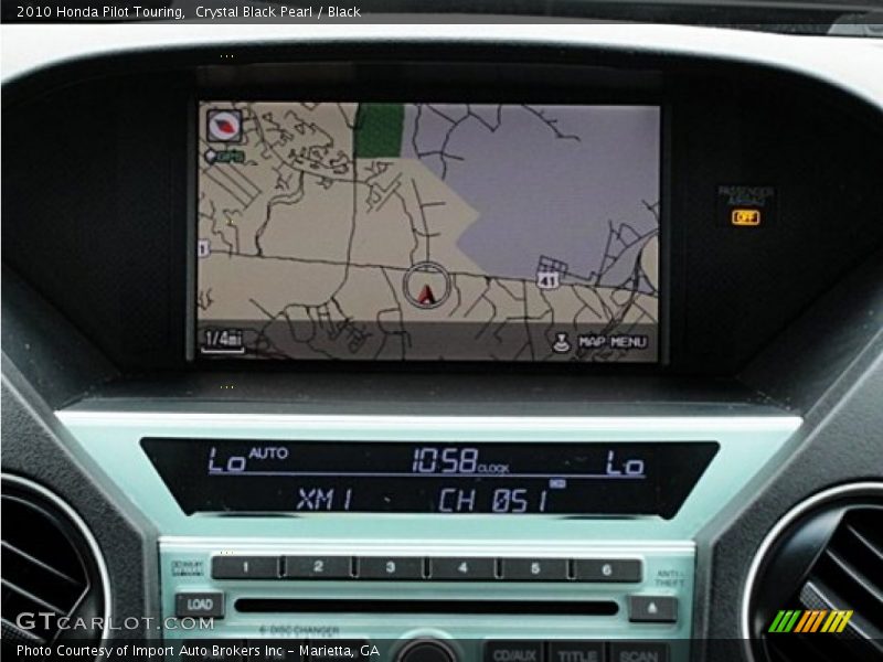 Crystal Black Pearl / Black 2010 Honda Pilot Touring