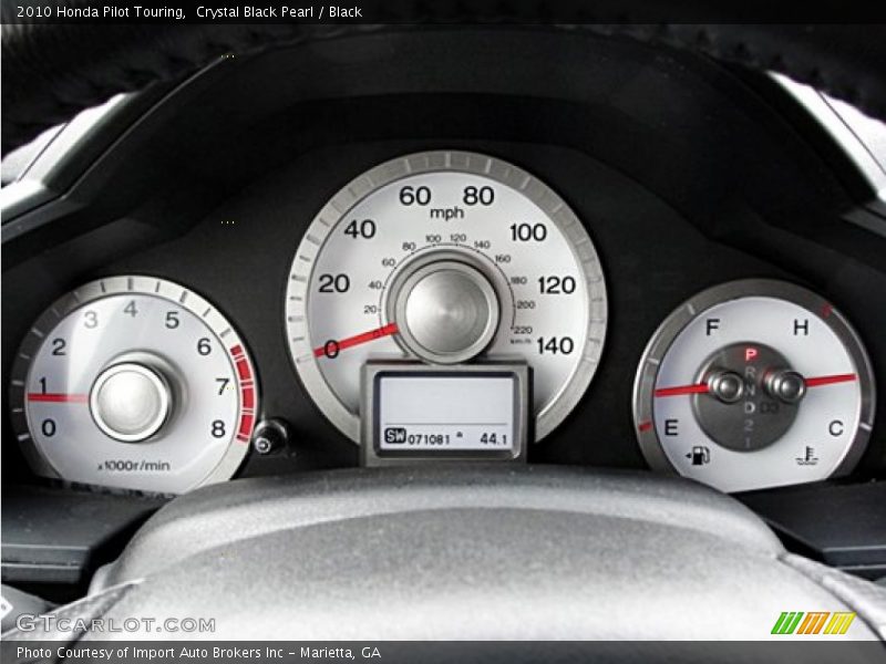 2010 Pilot Touring Touring Gauges