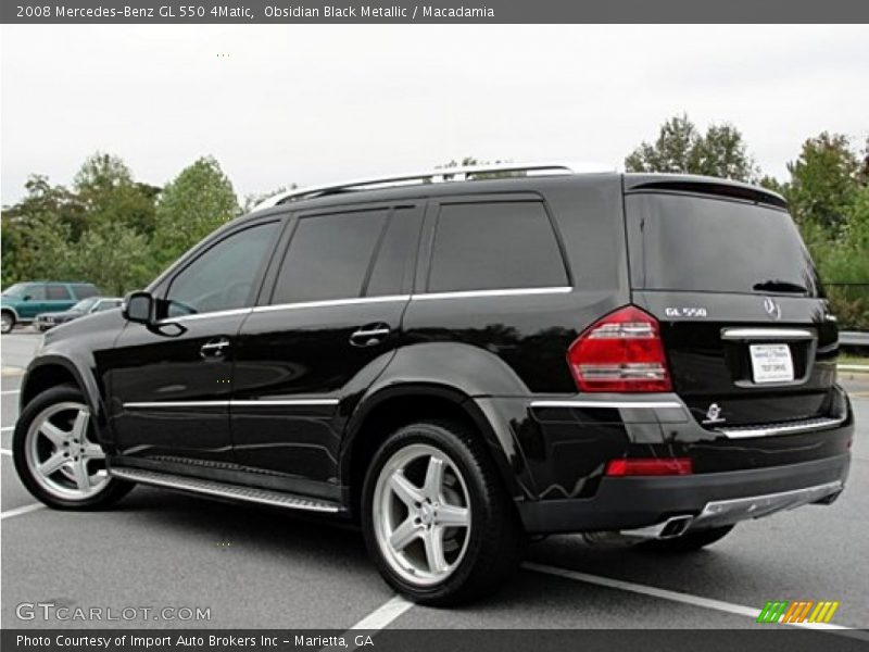 Obsidian Black Metallic / Macadamia 2008 Mercedes-Benz GL 550 4Matic