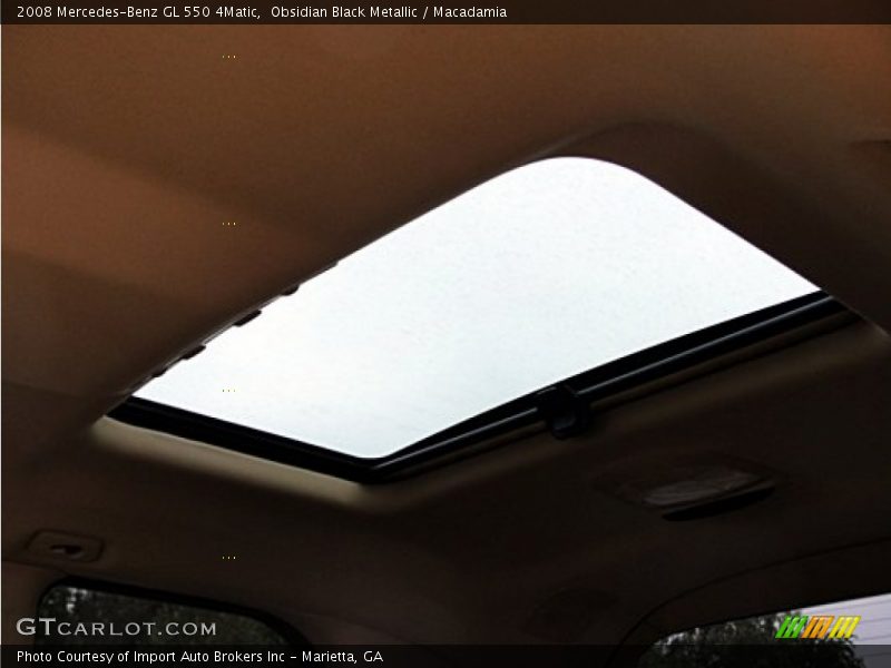 Obsidian Black Metallic / Macadamia 2008 Mercedes-Benz GL 550 4Matic
