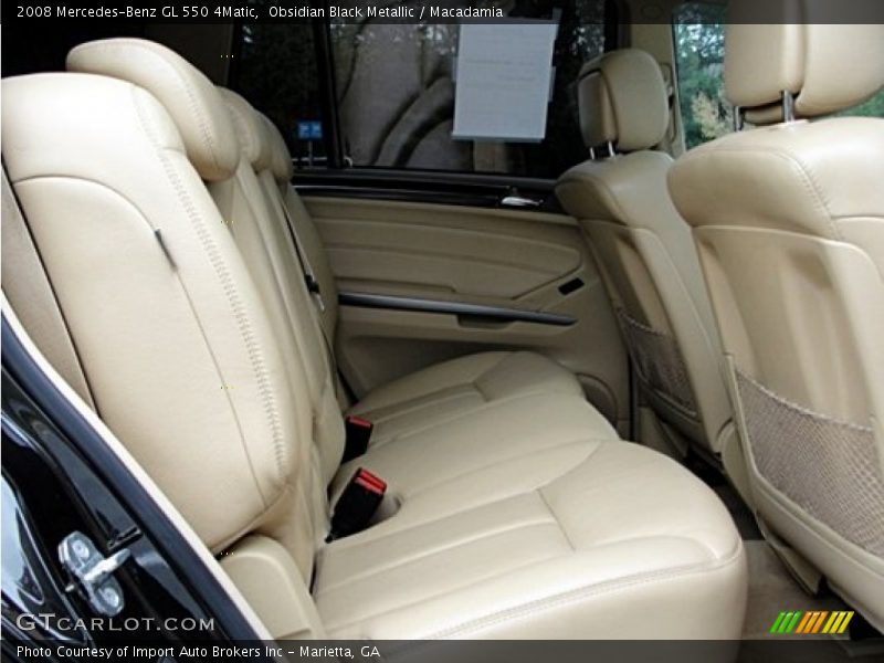 Obsidian Black Metallic / Macadamia 2008 Mercedes-Benz GL 550 4Matic