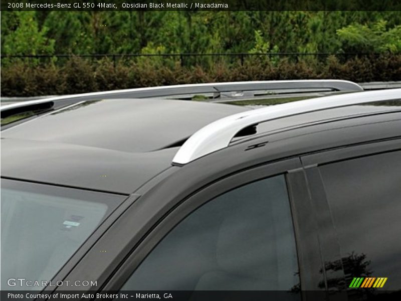 Obsidian Black Metallic / Macadamia 2008 Mercedes-Benz GL 550 4Matic