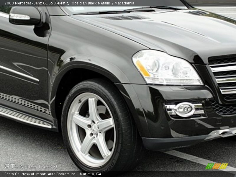 Obsidian Black Metallic / Macadamia 2008 Mercedes-Benz GL 550 4Matic