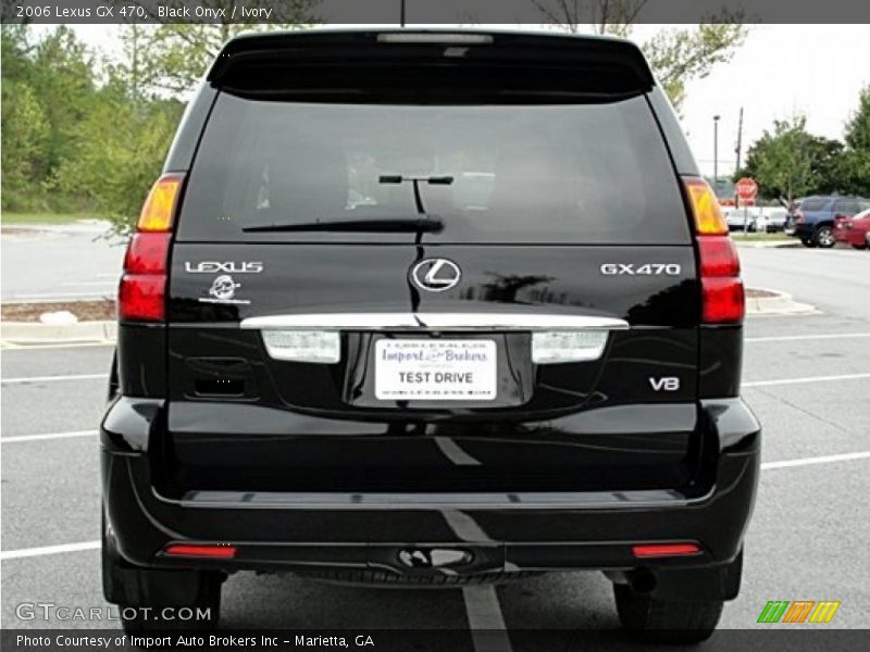 Black Onyx / Ivory 2006 Lexus GX 470