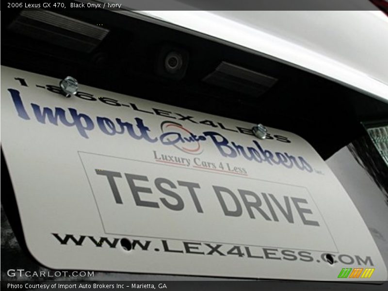 Black Onyx / Ivory 2006 Lexus GX 470