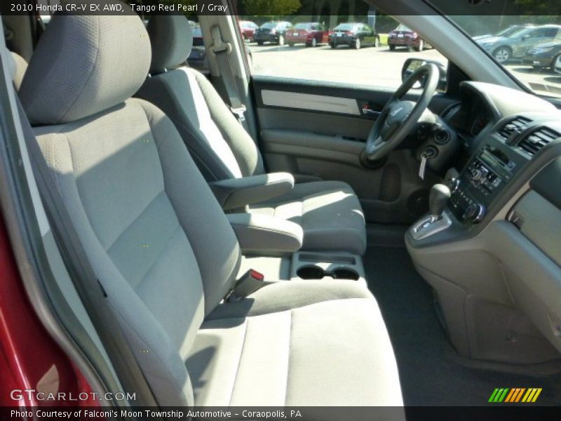 Tango Red Pearl / Gray 2010 Honda CR-V EX AWD