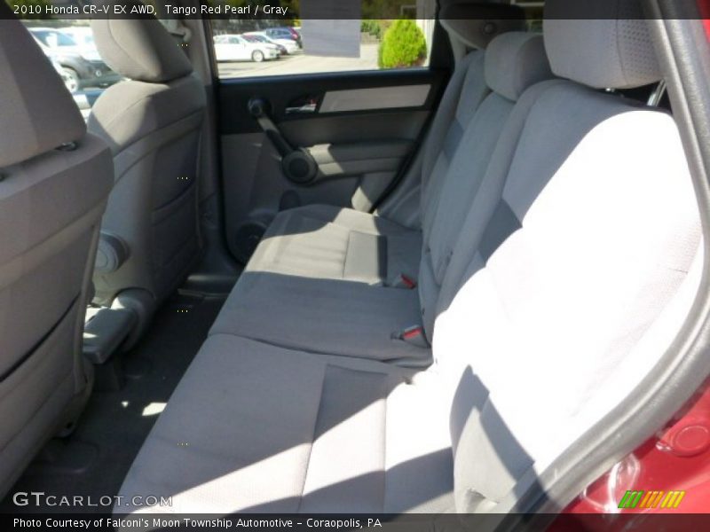 Tango Red Pearl / Gray 2010 Honda CR-V EX AWD