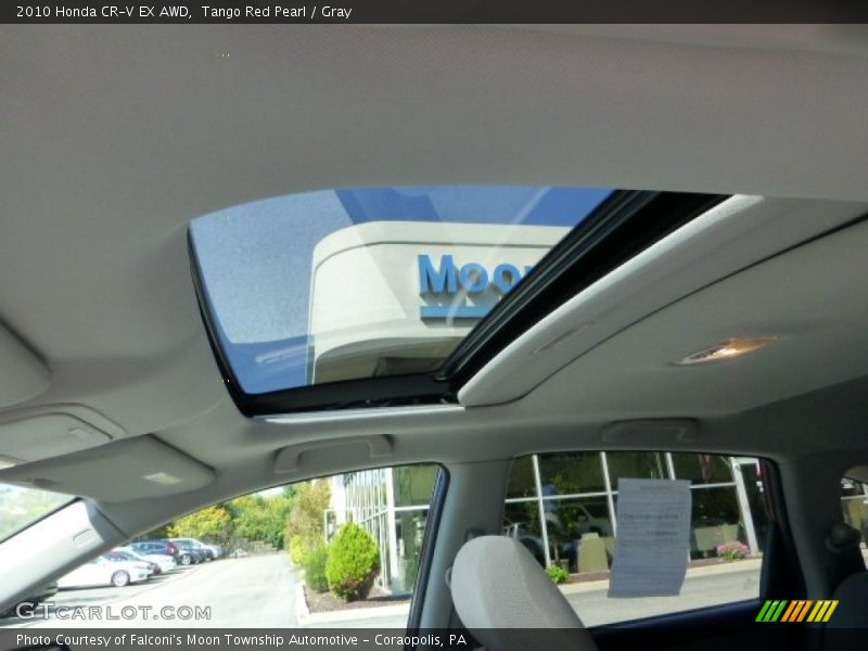 Tango Red Pearl / Gray 2010 Honda CR-V EX AWD