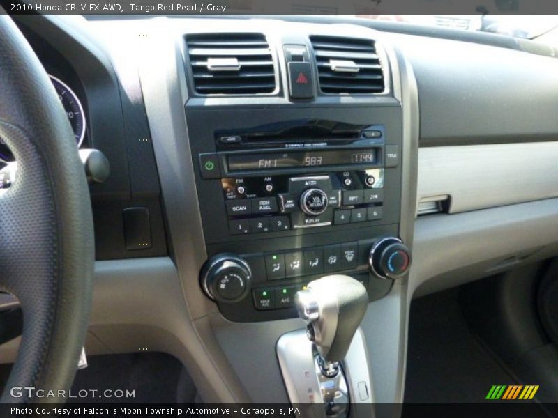 Tango Red Pearl / Gray 2010 Honda CR-V EX AWD