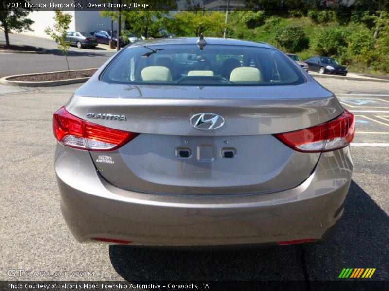 Desert Bronze / Beige 2011 Hyundai Elantra GLS