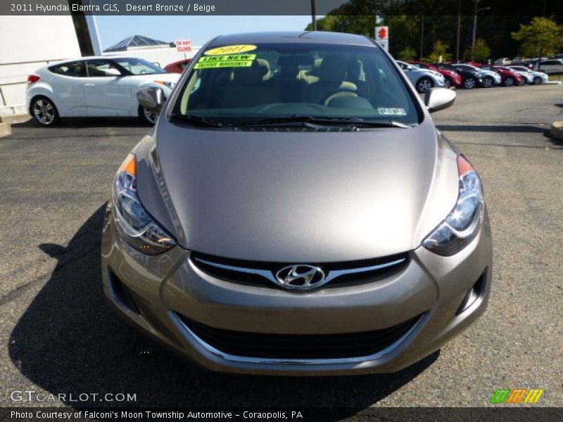 Desert Bronze / Beige 2011 Hyundai Elantra GLS