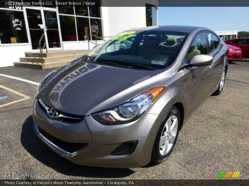 Desert Bronze / Beige 2011 Hyundai Elantra GLS