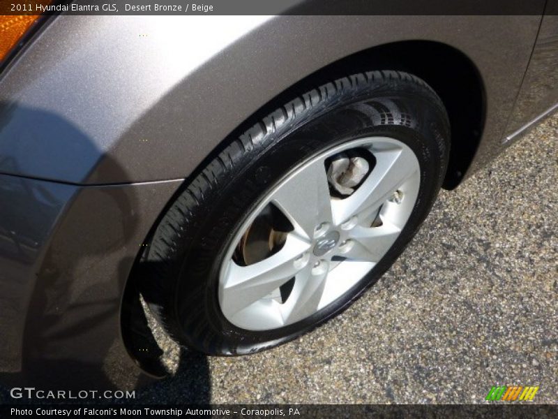 Desert Bronze / Beige 2011 Hyundai Elantra GLS