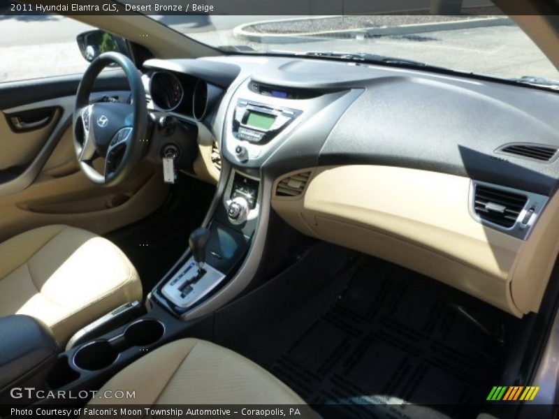 Desert Bronze / Beige 2011 Hyundai Elantra GLS
