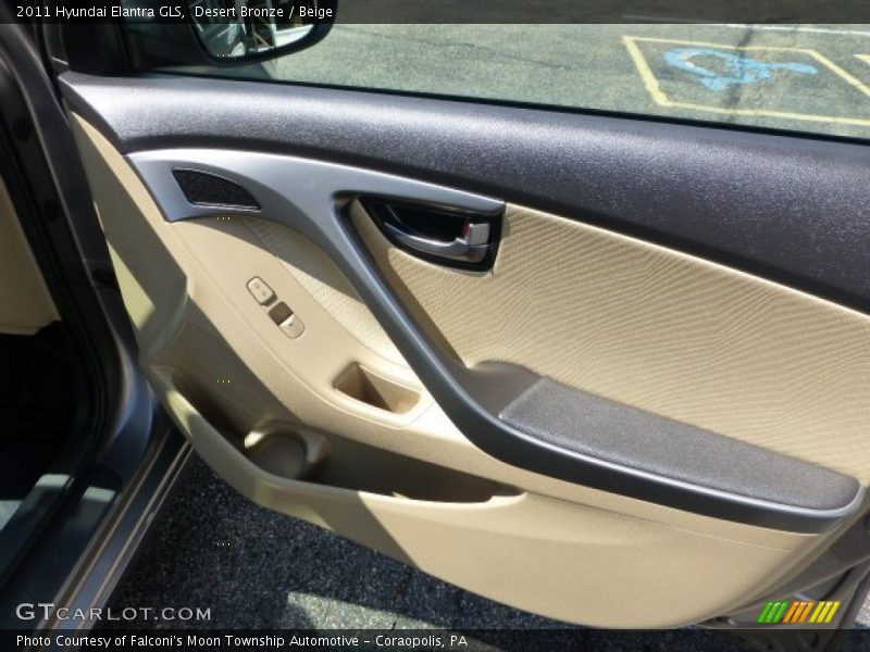 Desert Bronze / Beige 2011 Hyundai Elantra GLS