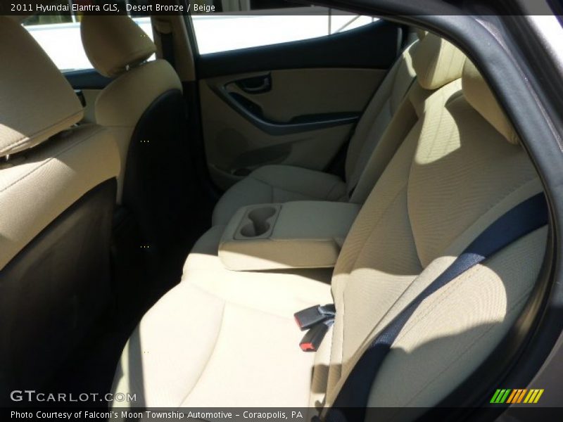 Desert Bronze / Beige 2011 Hyundai Elantra GLS